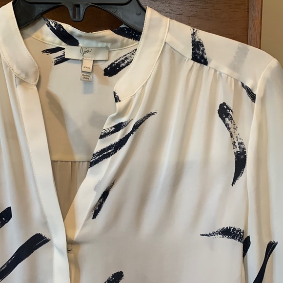 Joie Silk Button Down Blouse - Picture 2 of 7